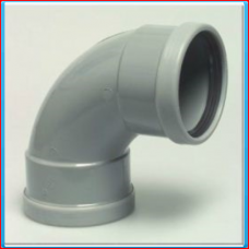 PVC elbow SN4 125mm 90 ° (2xRS) <br>