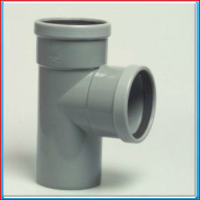 PVC T connector SN2 110mm 90 ° (2xRSxS)