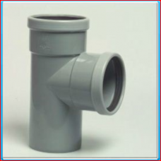 PVC T connector SN2 110mm 90 ° (2xRSxS)
