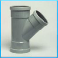 PVC T connector SN4 250x200x250mm 45 ° (3xRS) <br>