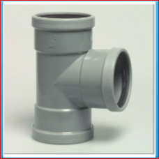 PVC T connector 630mm 90 ° (3xRS)