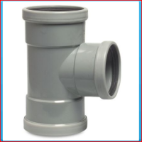 PVC T connector SN4 125x110x125mm 90 ° (3xRS) <br>