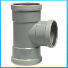 PVC T connector SN4 125x110x125mm 90 ° (3xRS) <br>