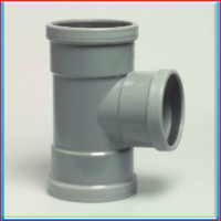 PVC T connector SN4 250x125x250mm 90 ° (3xRS)