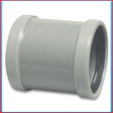 PVC socket SN4 110mm (2xRS) with center stop