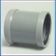 PVC socket SN4 500mm (2xRS) with center stop