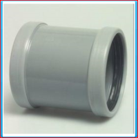 PVC socket SN4 630mm (2xRS) with center stop