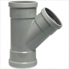 PVC T connector SN2 500mm 45 ° (3xRS) <br>