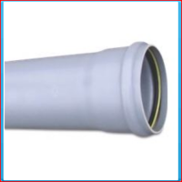 PVC pipe SN2 125mm L = 3.07m - 3.20m bay