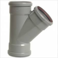 PVC T connector SN4 500x400x500mm 45 ° (3xRS)
