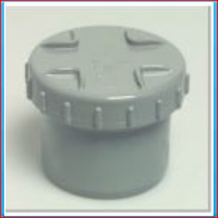 PVC endcap screw 125mm