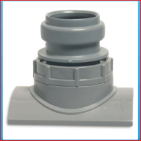 PVC inlet SN4 125x40mm