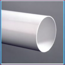 PVC pipe SN4 040mm + collar L = ......... mtr white