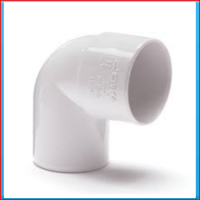 PVC elbow SN2 032mm 90 ° white (GSxS)