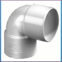 PVC elbow SN2 032mm 90 ° white (2xGS)