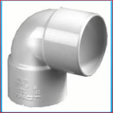 PVC elbow SN2 032mm 90 ° white (2xGS)