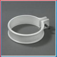 Mounting bracket 125mm white