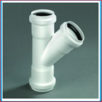 PPC T connector 40mm 45 ° white (3xRS)