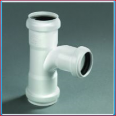 PPC T connector 32mm 90 ° white (3xRS)