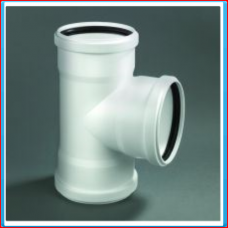 PPC T connector 40mm 90 ° white (3xRS)