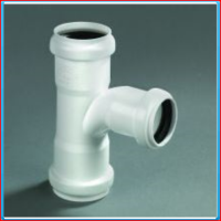 PPC T connector 50x40mm 90 ° white (3xRS)