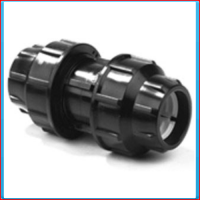 PP compression fitting 32 PN16 black