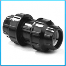 PP compression fitting 32 PN16 black