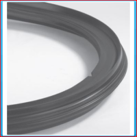 PP SN8 structured rubber seal DN300 black
