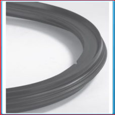 PP SN8 structured rubber seal DN300 black