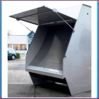 REKO hinged lid with gas spring for 1000 ts REKO hinged lid with gas spring for 1000 ts