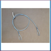 Steel cable w tent clip and eye, length = ...... ..mm Steel cable w tent clip and eye, length = ...... ..mm