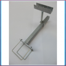 Gable Console, with U-clamps and nuts (J1) <br> Gable column ??? x ??? mm