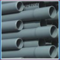 Pipe PVC 200mm 10bar grey L = 5mtr glue socket x plain Pipe PVC 200mm 10bar grey L = 5mtr glue socket x plain