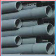 Pipe PVC 200mm 10bar grey L = 5mtr glue socket x plain Pipe PVC 200mm 10bar grey L = 5mtr glue socket x plain