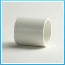 PVC white socket equal 20mm 16bar