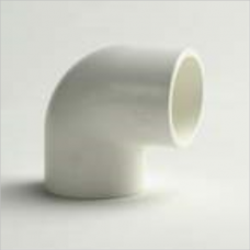 PVC white knee 50mm 90 ° 10bar
