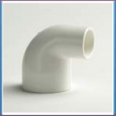 PVC white reducing knee 50x32x50mm 90 ° 10bar PVC white reducing knee 50x32x50mm 90 ° 10bar