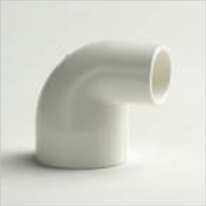 PVC white reducing knee 50x40x50mm 90 ° 10bar PVC white reducing knee 50x40x50mm 90 ° 10bar