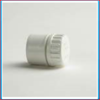 PVC white endset 25 / 32mm x 1 "10bar