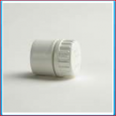 PVC white endset 25 / 32mm x 1 "10bar