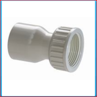 PVC white connector 2/3 40x1.1 / 4 "10bar PVC white connector 2/3 40x1.1 / 4 "10bar