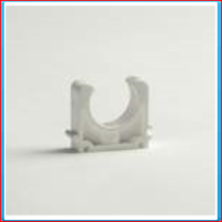 Pipe clip white 16mm