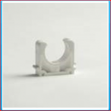 Pipe clip white 16mm