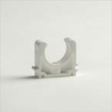Pipe clip white 25mm