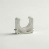 Pipe clip white 32mm