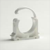 Pipe clip white 90mm Pipe clip white 90mm
