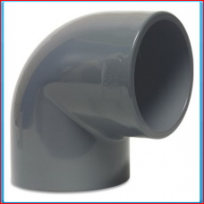 PVC knee 200mm 90 ° 16bar