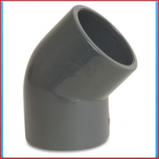 PVC knee 20mm 45 ° 16bar