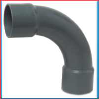 PVC elbow 50mm 90 ° 10bar <br>