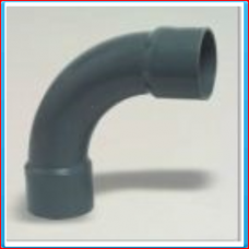 PVC elbow 63mm 90 ° 10bar <br>